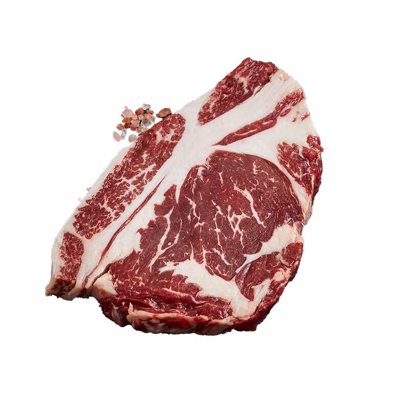 【已通过核酸检测】牛大牛二 澳洲进口谷饲眼肉牛排1100g4片生鲜冷冻原切雪花牛排