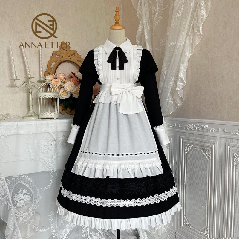 anna etter轻奢潮牌洛丽塔套装全套lolita日常原创萝莉套装学生lo裙小