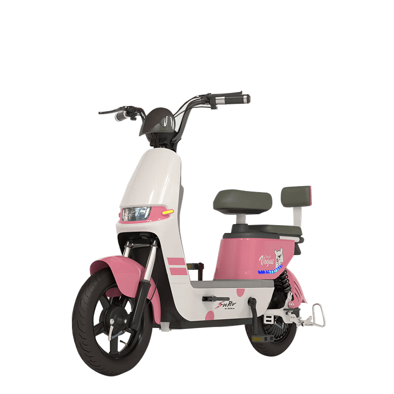 48v电动车铅酸锂电男女士代步车 粉色 48v12a天能/超威续航约60公里