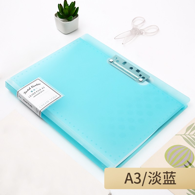 国誉(kokuyo) 淡彩曲奇试卷收纳袋多层插页式卷子文件夹大容量办公