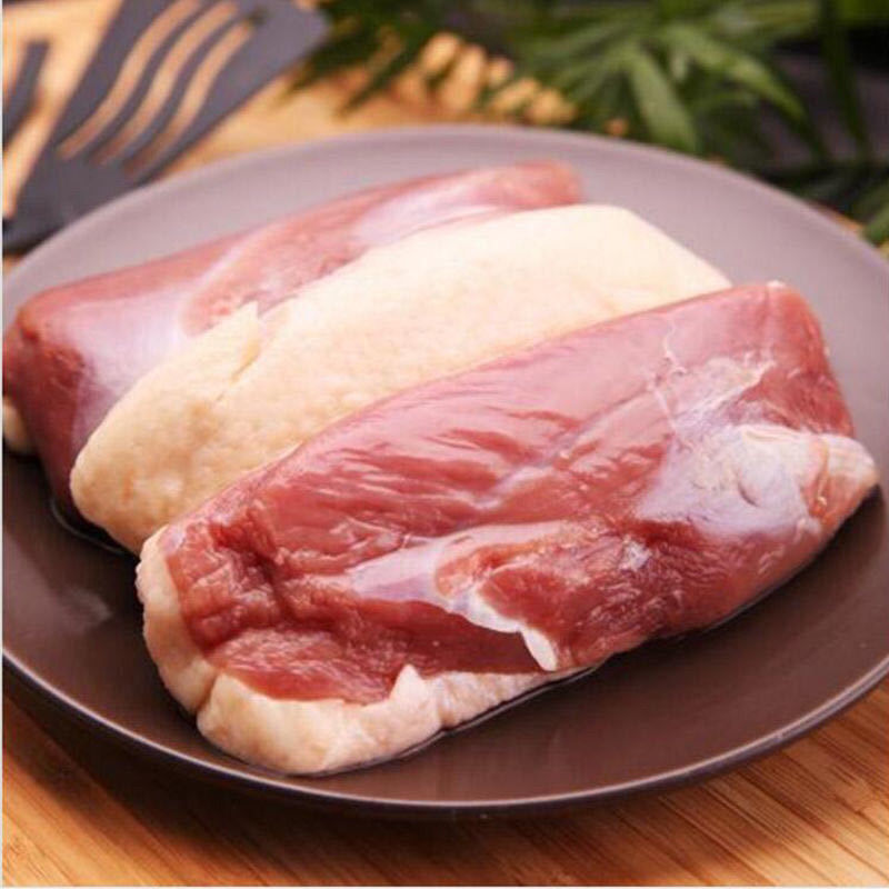 国产冷冻带皮新鲜鸭胸肉10斤20斤整箱鸭胸脯肉商用鸭脯鸡鸭肉饭店