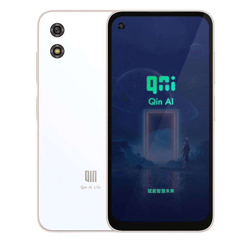多親（QIN）Qin3 Ultra迷你小屏智能手機微信QQ抖音兒童學生老人機老年機智能機校園備用機定位釘釘遠程管控 白金色 6+128GB