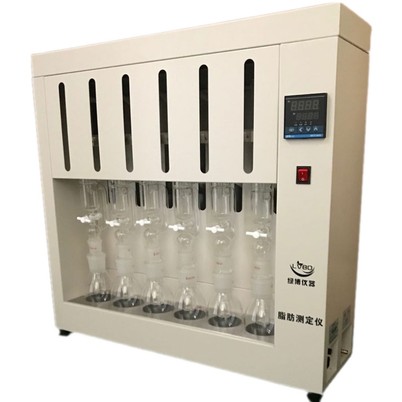 粗脂肪测定仪索氏抽提原理数显脂肪仪抽提器粮食饲料油料 SZF-06A粗脂肪测定仪
