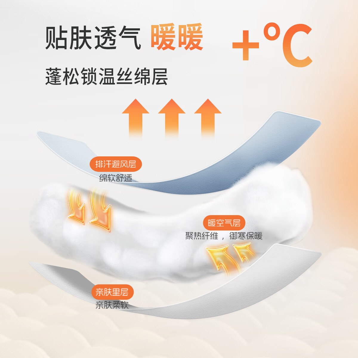 贝婴氏 婴儿保暖连体衣秋冬季宝宝夹棉哈衣冬装男女新生儿纯棉衣服爬服 丛林迷踪 90cm