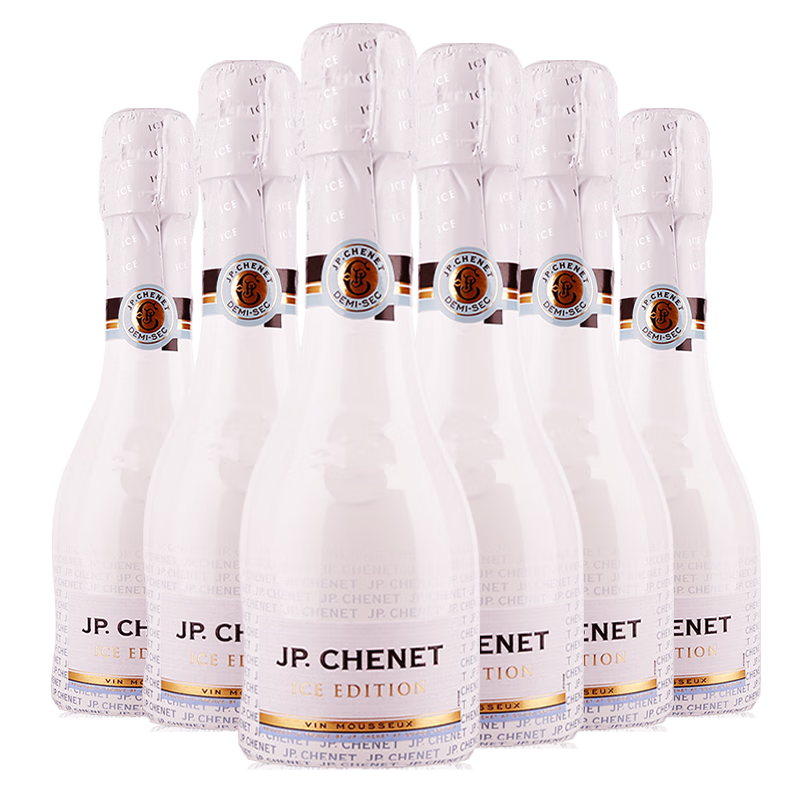 香奈（J.P.CHENET）冰爽半干型起泡葡萄酒 750ml*6 整箱装 七夕情人节好物