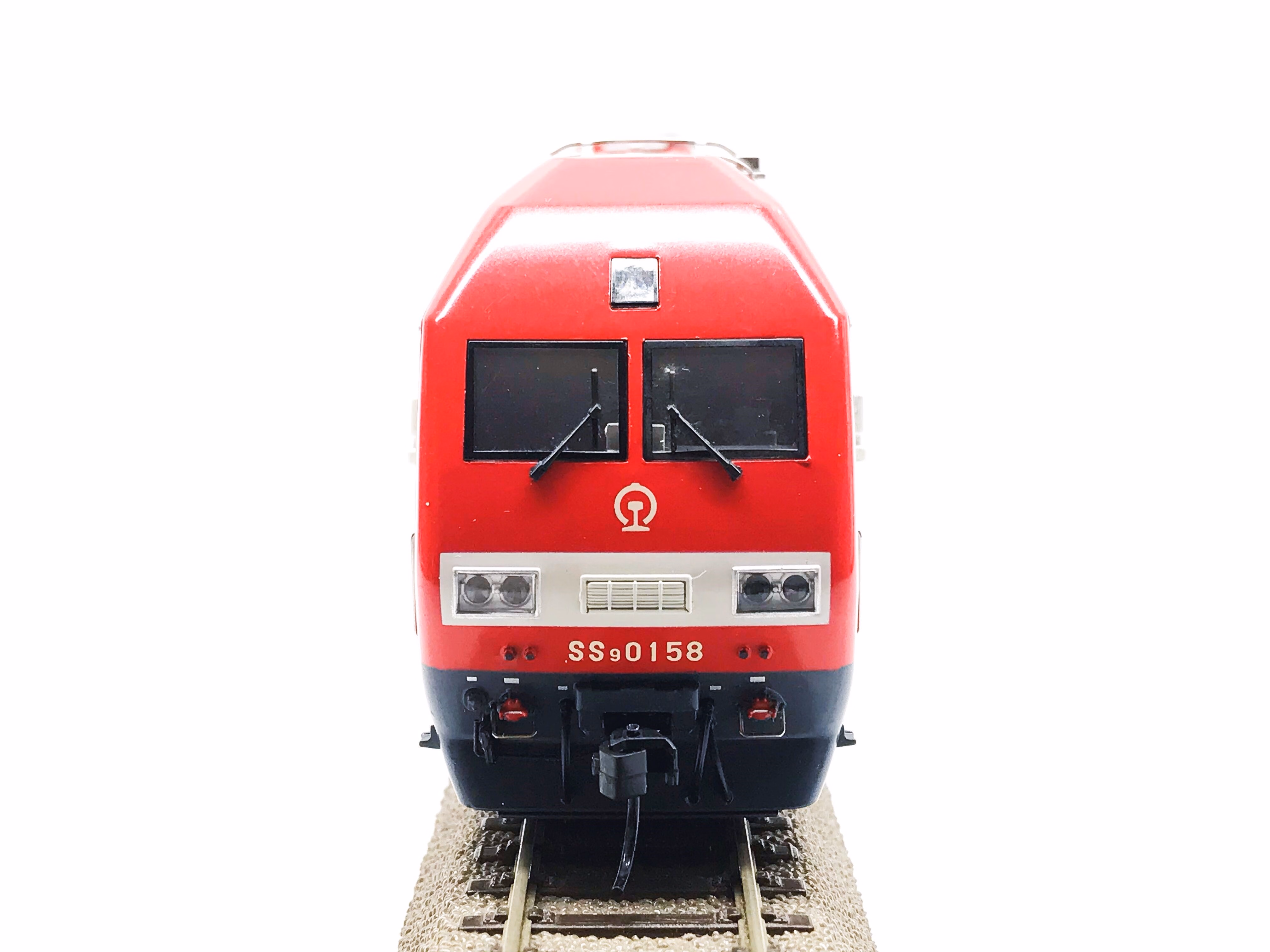 乐加酷火车模型玩具 韶山9g电力机车 中国ss9g武局南段 1: 红色