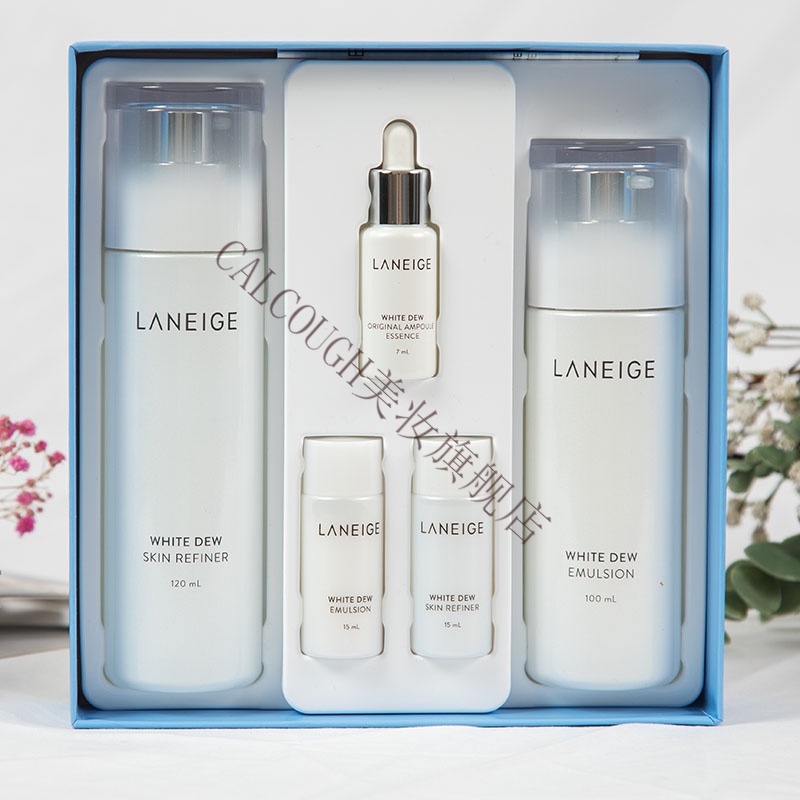 白镁白水乳套装精华补水保湿焕颜肌肤清爽套盒暗沉 兰芝臻白水乳套装