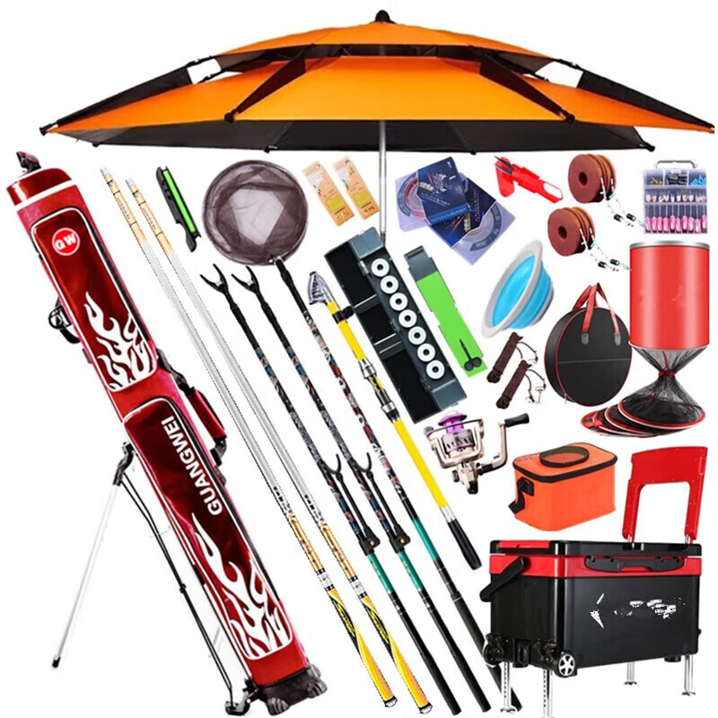 光gw威光威鱼竿套装组合碳素海竿台钓手竿超轻垂钓用品装备渔具全套