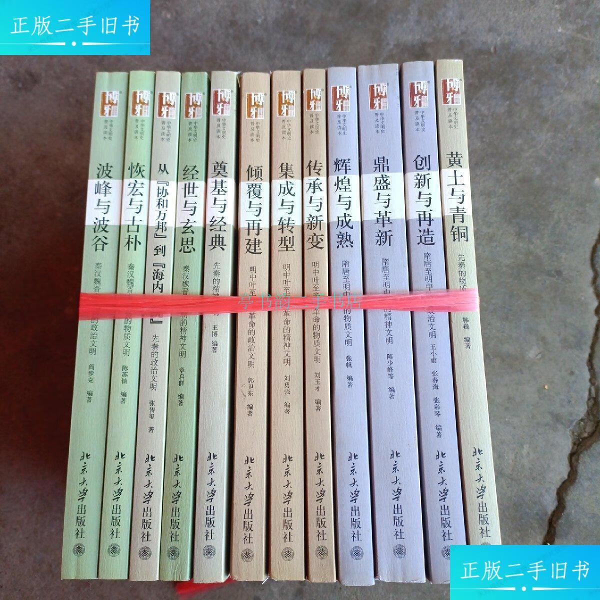 【二手9成新】中华文明史普及读本 (全套共12册) 详见图王博,陈少峰.