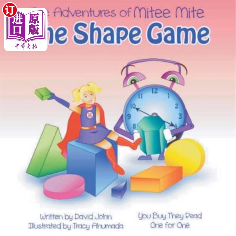海外直订the adventures of mitee mite: the shape game 螨虫历险记