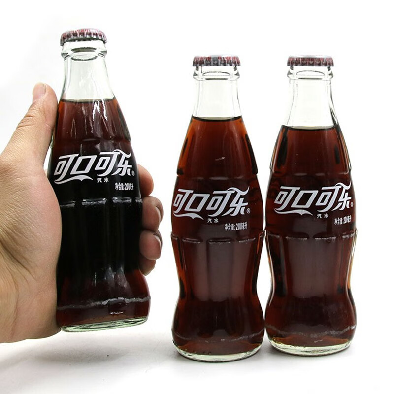 可口可乐可口可乐汽水200ml*24瓶整箱夏日碳酸饮料玻璃瓶小瓶自助火锅