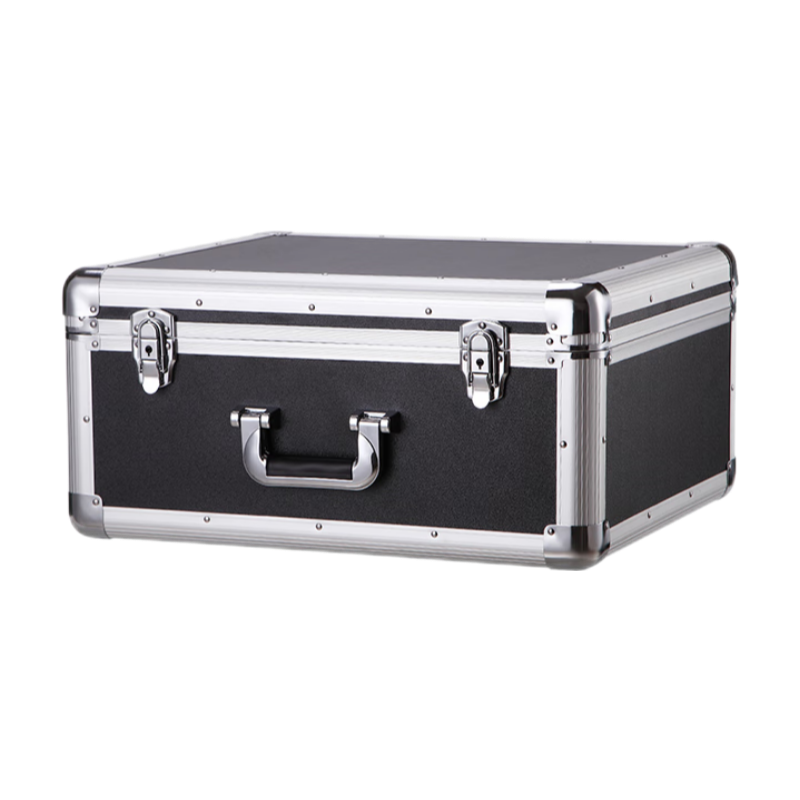 BORY  加厚带锁箱子储物箱铝合金盒 大号收纳箱便携式整理箱手提箱 小号空箱