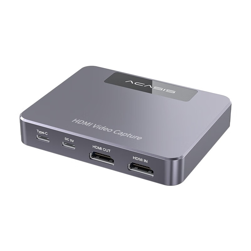 阿卡西斯 4k采集卡ps4/5/ns/ipad平板游戏直播手游吃鸡录制相机摄像机抖音电商视频带货hdmi采集盒AC-VS009