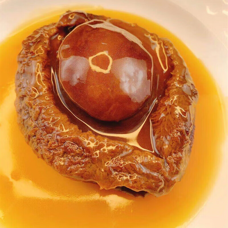 花仙笙(gearss)加热即食溏心鲍鱼6头南非干鲍红烧鲍鱼鲜活冷冻非罐装