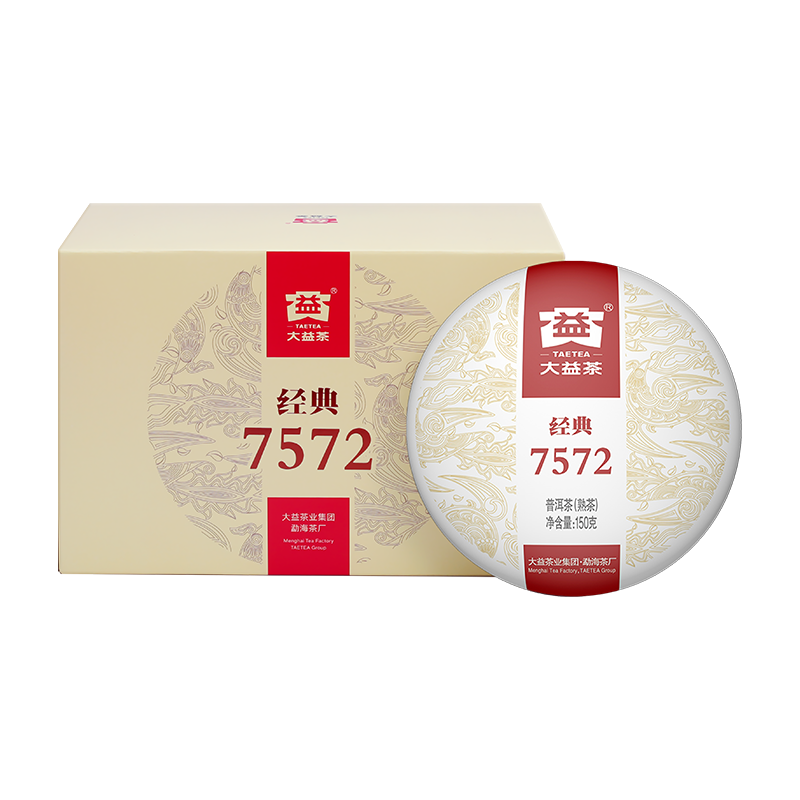 TAETEA 大益 经典7572 普洱熟茶 150g*5饼