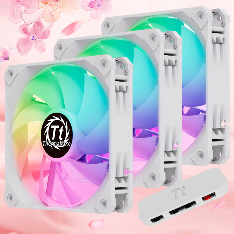 Tt（Thermaltake）枭龙 12 ARGB 雪白版 机箱风扇（ARGB风扇*3/集线器*1/主板同步/减震设计/PWM智能温控）属于什么档次？