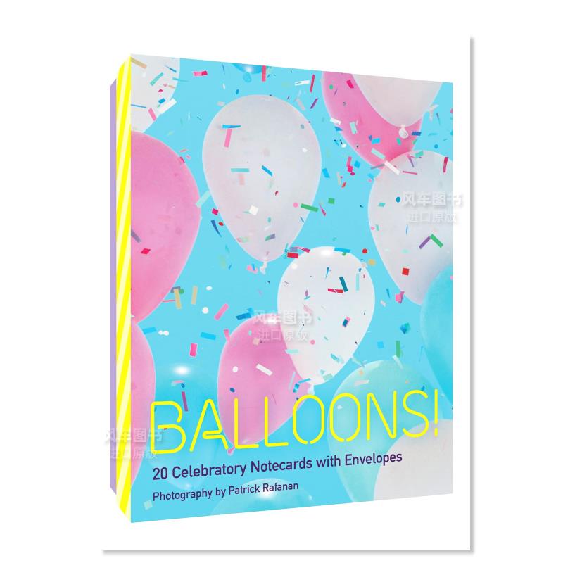 【现货】气球 balloons!英文原版图书 明信片