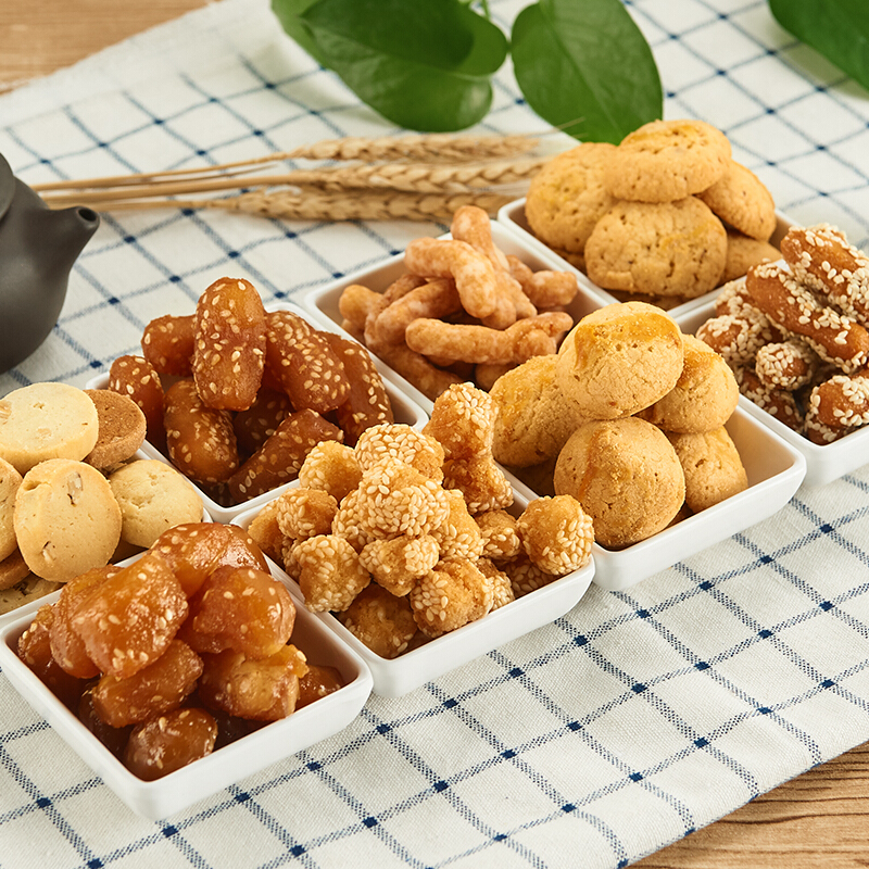 河南洛阳特产洛阳八大件老八件传统糕点心零食八大件 综合口味