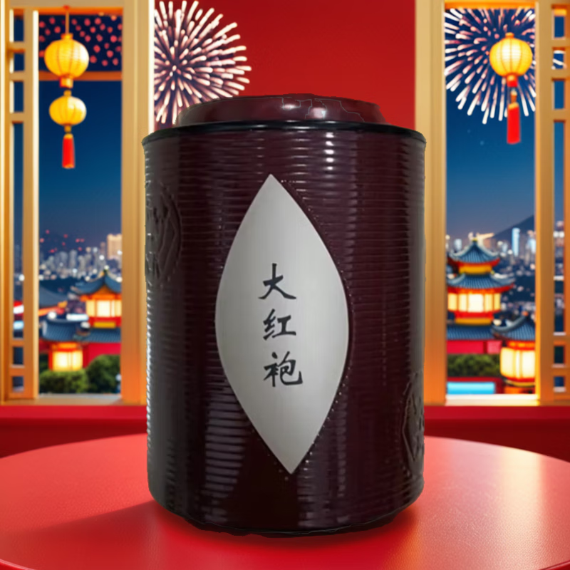 柏叶韵正岩花香果香大红袍茶叶乌龙茶50克