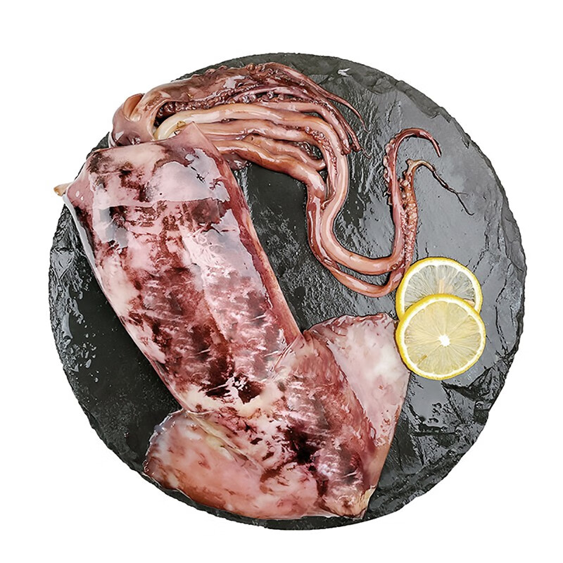 纯色本味 冷冻深海大鱿鱼 500g 去脏去牙去眼对开 烧烤 送礼端午礼物