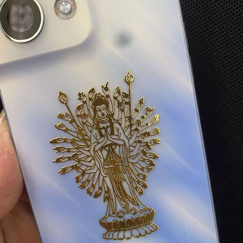 绿野客十二生肖手机贴手机壳金属贴纸十二属相本命 生肖鼠308