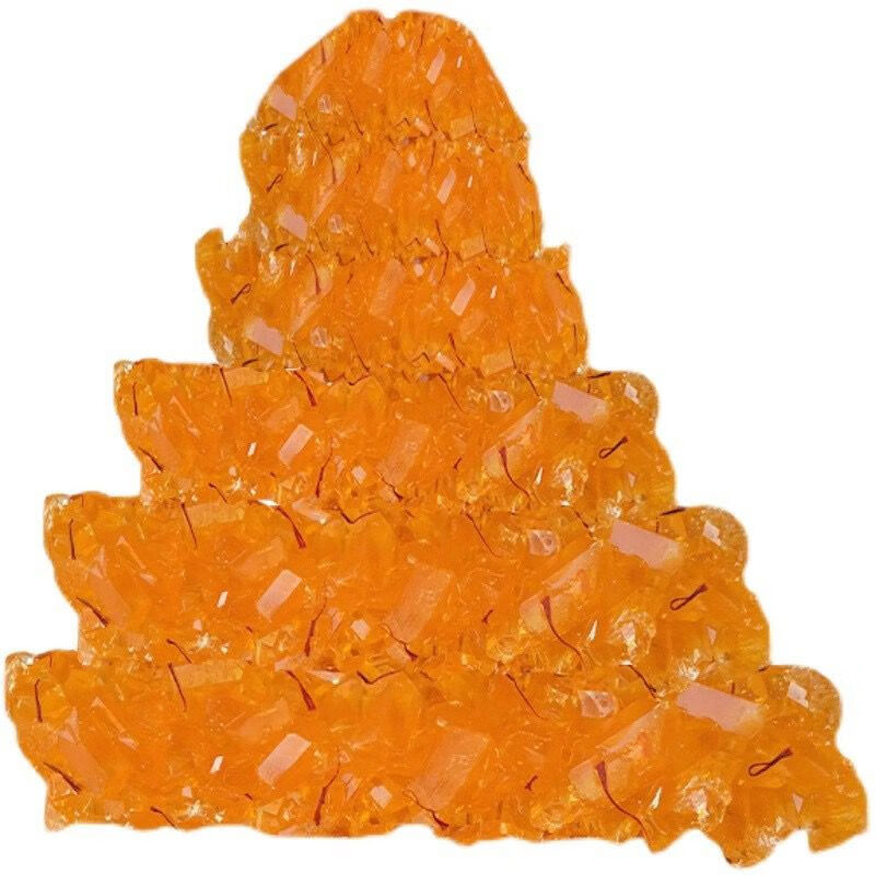 食芳溢新疆特色冰糖新疆制作藏红花冰糖黄泡茶冰糖500g全国包 新疆