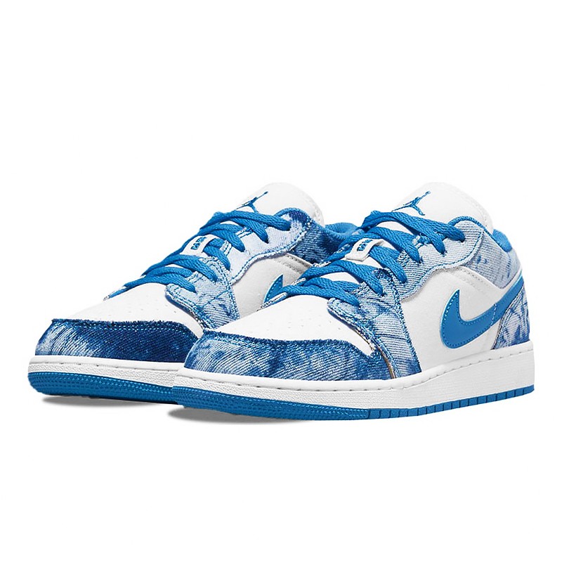 jordan 1 gs aj1 low低帮篮球鞋 cv9844 dh7547 水洗丹宁dm8947-100