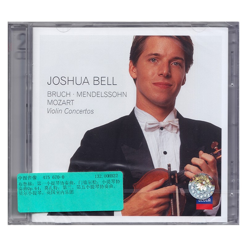 joshua bell 贝尔 小提琴作品集 2cd