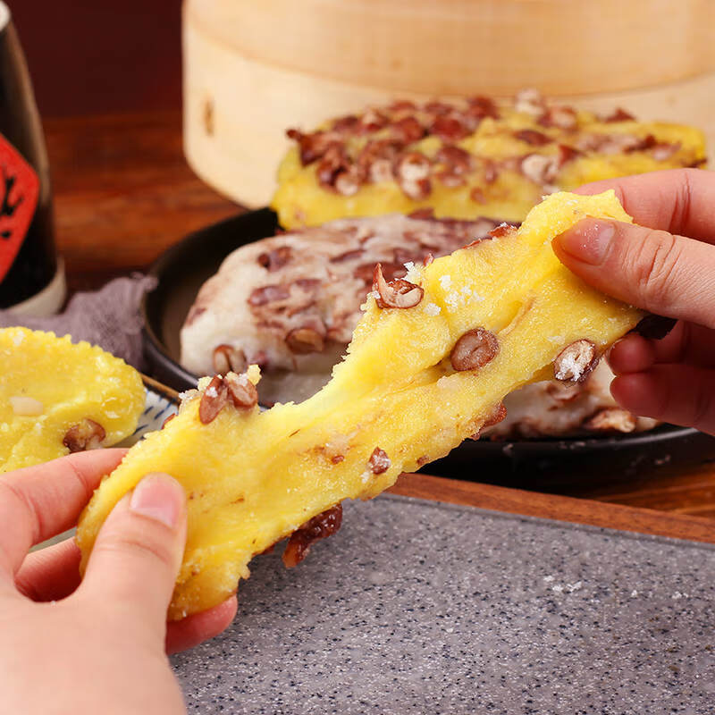 轻即东北特产手工制作大黄米切糕白江米糯米年糕无加糖黏糕粘豆 3斤装