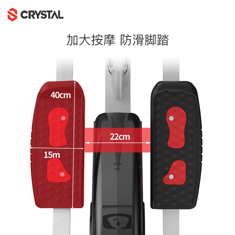 水晶(CRYSTAL)椭圆机家用磁控太空漫步踏步机椭圆仪室内健身器材SJ2980坐凳款