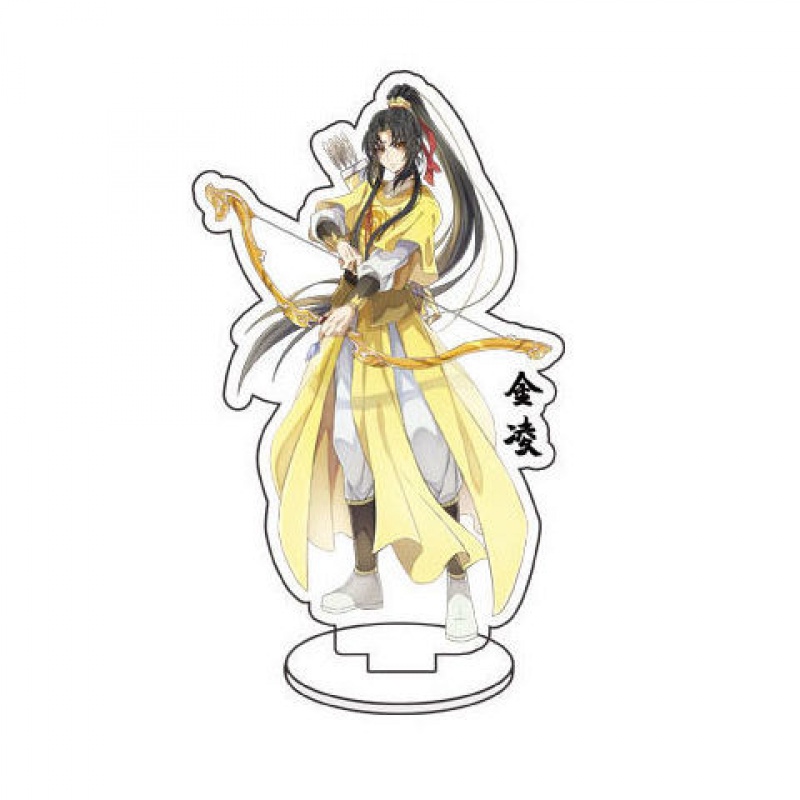 魔道祖师立牌亚克力忘机魏无羡薛洋蓝忘机金陵摆件动漫钥匙扣 金凌