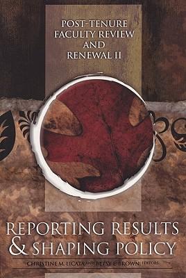 预订 post-tenure faculty review and renewal ii: repo