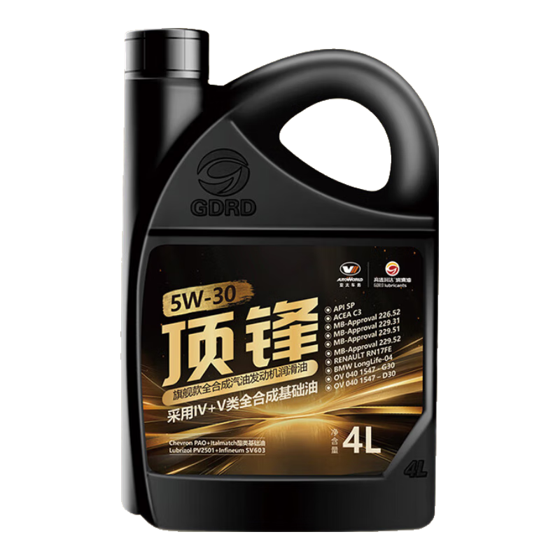 �ߵ���ﶥ���콢ȫPAO����IV Vȫ�ϳ������� SP C3 5W-30 4L ��������