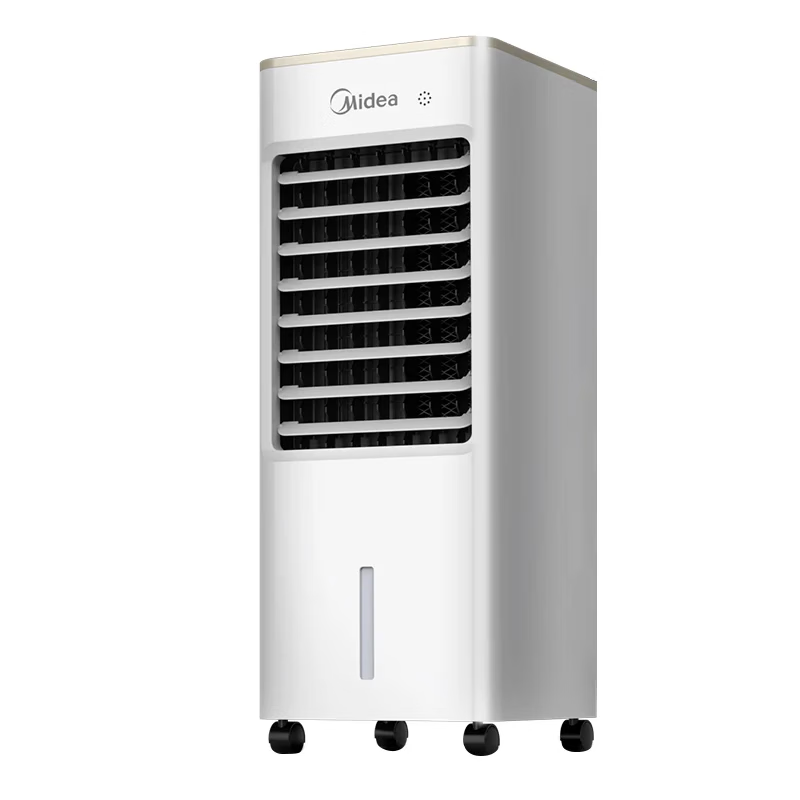 美的（Midea） 空调扇冷风扇单冷制冷器移动冷风机冷气器机家用大风量迷你小型柜式空调扇 AAB10A 白色