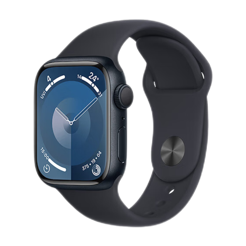 Apple/ƻ�� Watch Series 9 �����ֱ�GPS��41������ҹɫ���������� ��ҹɫ�˶��ͱ���S/M MR8W3CH/A
