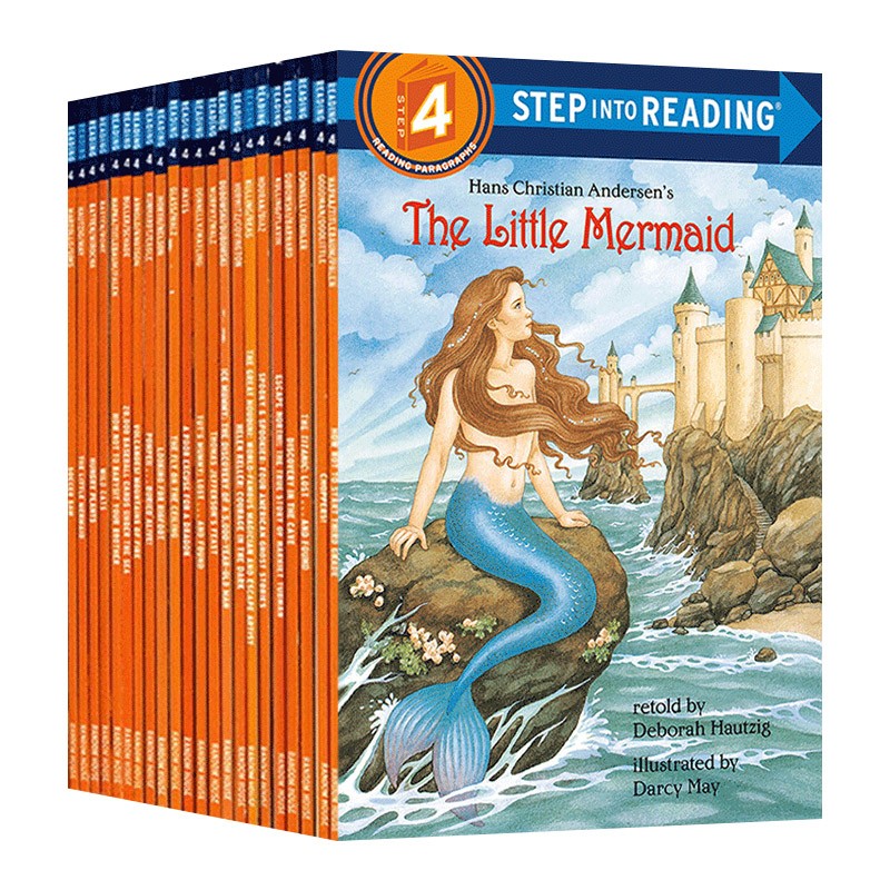 美国企鹅兰登经典分级读物 英文原版绘本 Step into Reading 4 第四阶段22册套装