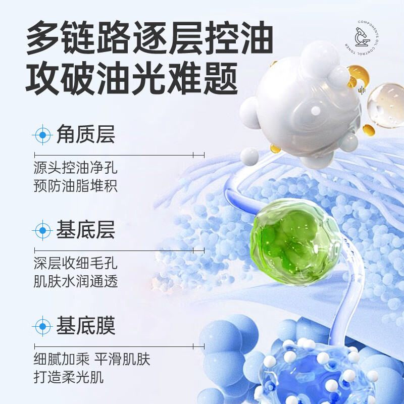 ESCP水杨酸原B5控油柔肤水保湿肌肤控油护理爽肤水精华水 2瓶/1000ml