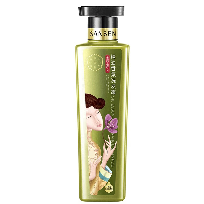 百雀羚三生花洗发露 精油香氛洗发水氨基酸 去屑止痒洗发露800ml