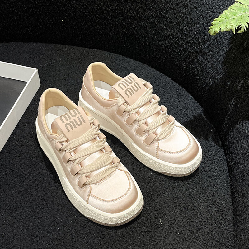 sagiv卡迪高官方女鞋小白鞋女2024新款夏季女鞋子网红超火百搭厚底