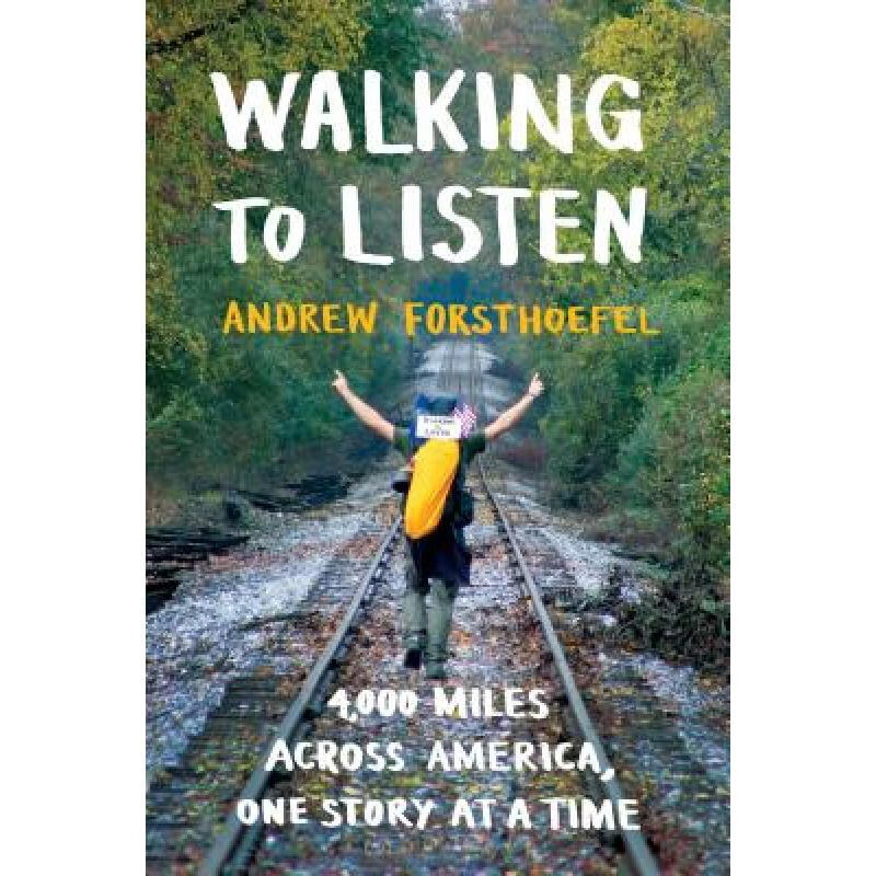 现货 穿越美国4000英里 Walking to Listen: 4,000 Miles Ac...