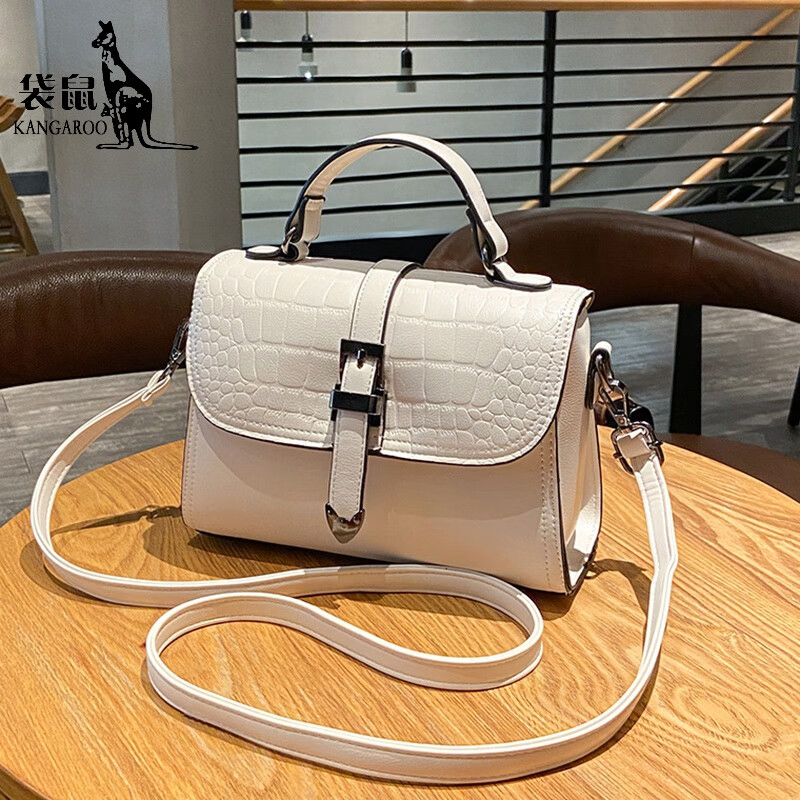 袋鼠(kangaroo)包包女包新款2024潮春夏简约斜挎包女大气大容量手提包