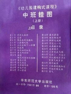 华东师大 幼儿教材幼儿园建构式课程 中班挂图 上册    小宝贝学画 人物(二)