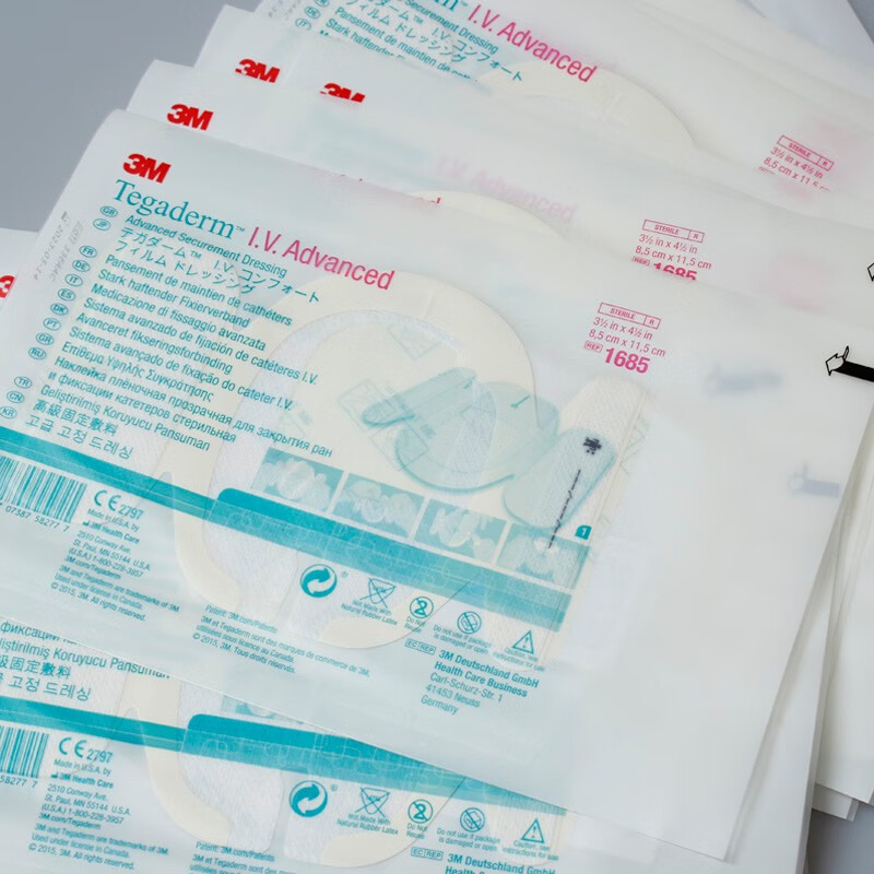 3m1685透明敷料贴膜医用中心静脉置管picc防水敷贴医院导管固定贴zk
