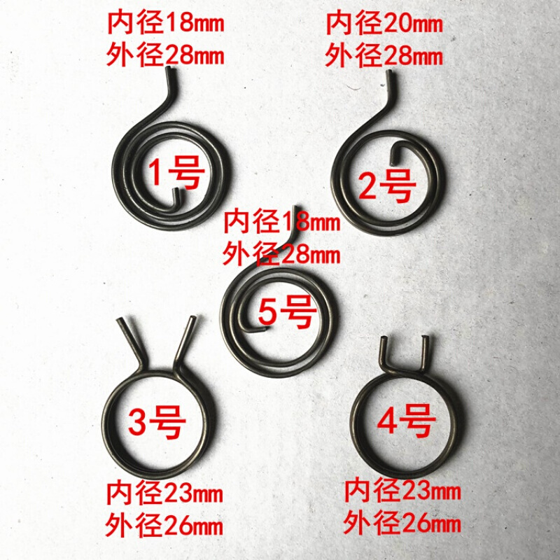 第鑫防盗门把手弹簧防盗门拉手配件把手弹簧手柄弹簧双活双快防盗门锁