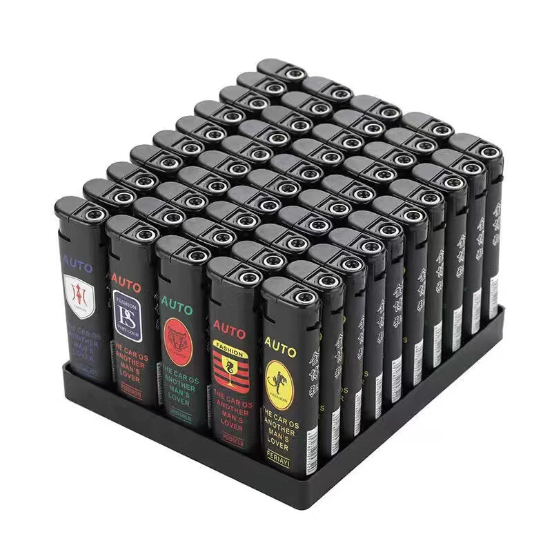 誉品丰茂防风打火机156包画纸打火机定制市批发打火机 黑车标 50只