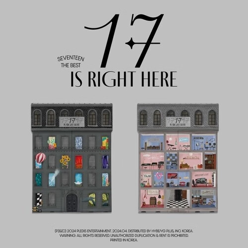 现货  SEVENTEEN  精选专辑 17 IS RIGHT HERE HEAR 粉色版