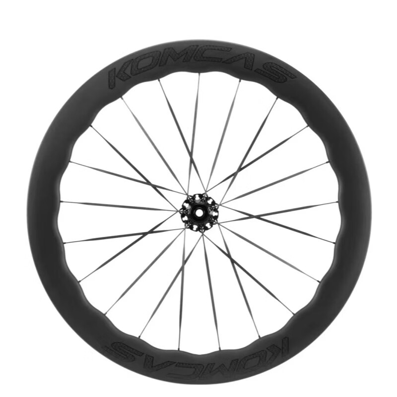 komcas康卡斯旗舰版轮组evomax棘轮结构碳辐条自行车一对轮组 黑标 50
