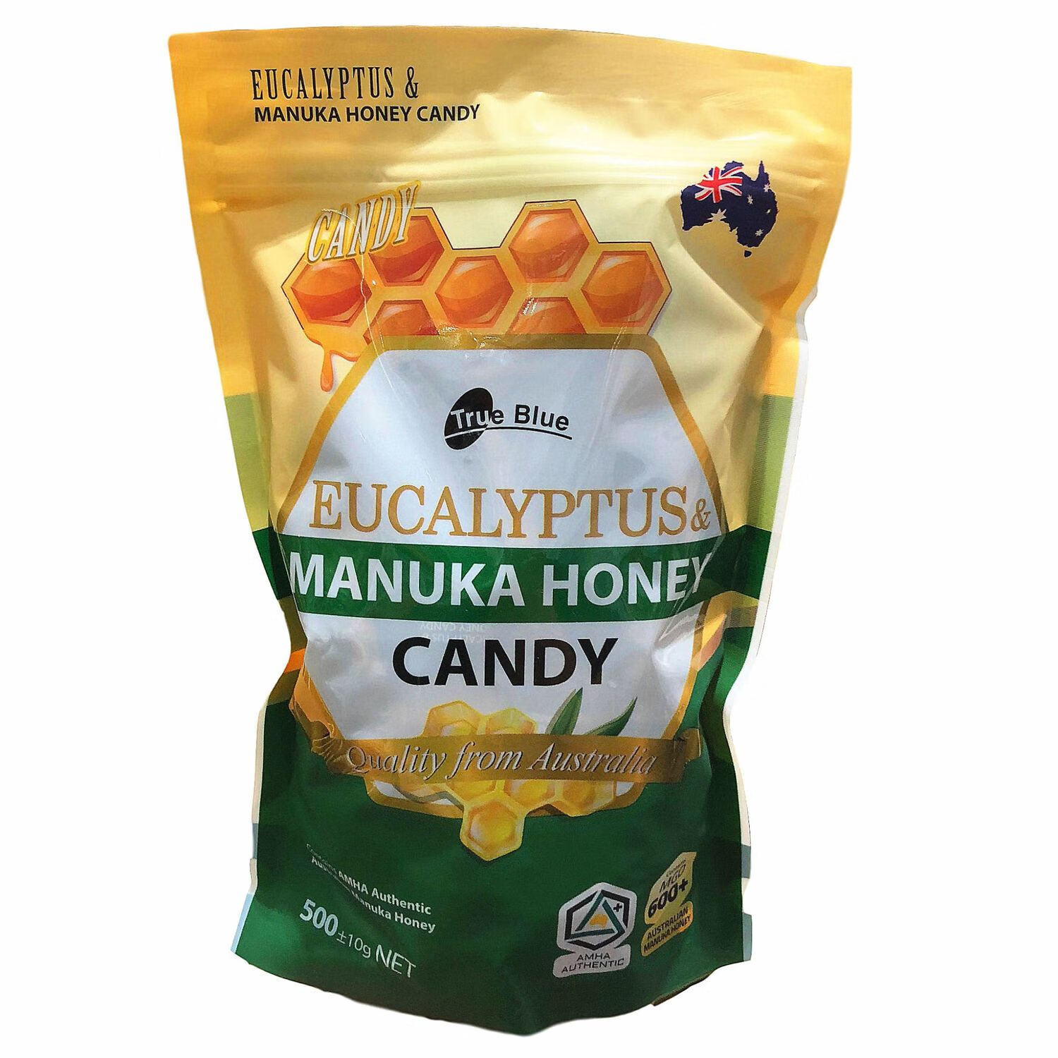 茗仟true blue澳纯蓝宝麦卢卡蜂蜜糖500克costco