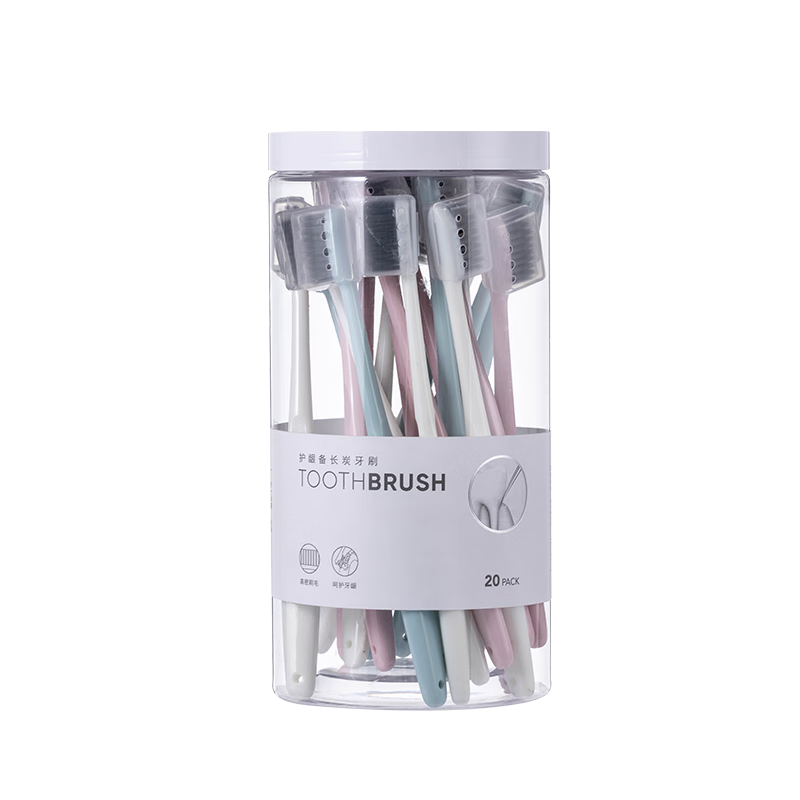 ���ڲ�����������Ʒ��MINISO������������̿��ˢ��ë�����������������ˢ20֧װ  ��ͥװ