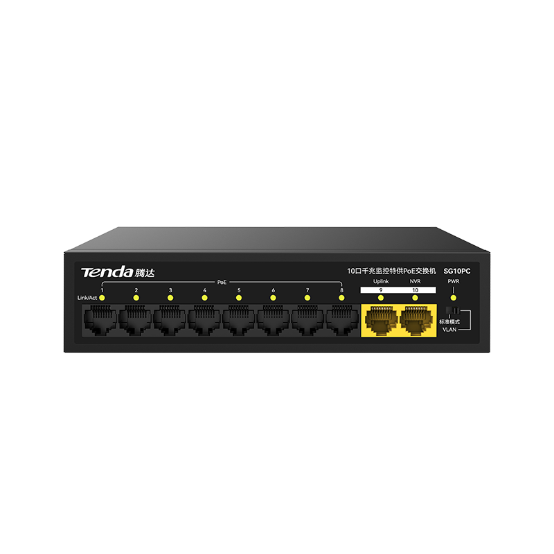Tenda�ڴ�10��ǧ��8��PoE���罻���� ˫�������ܼ��ר�� ���罻�������߷�����һ�ְ� SG10PC 159Ԫ